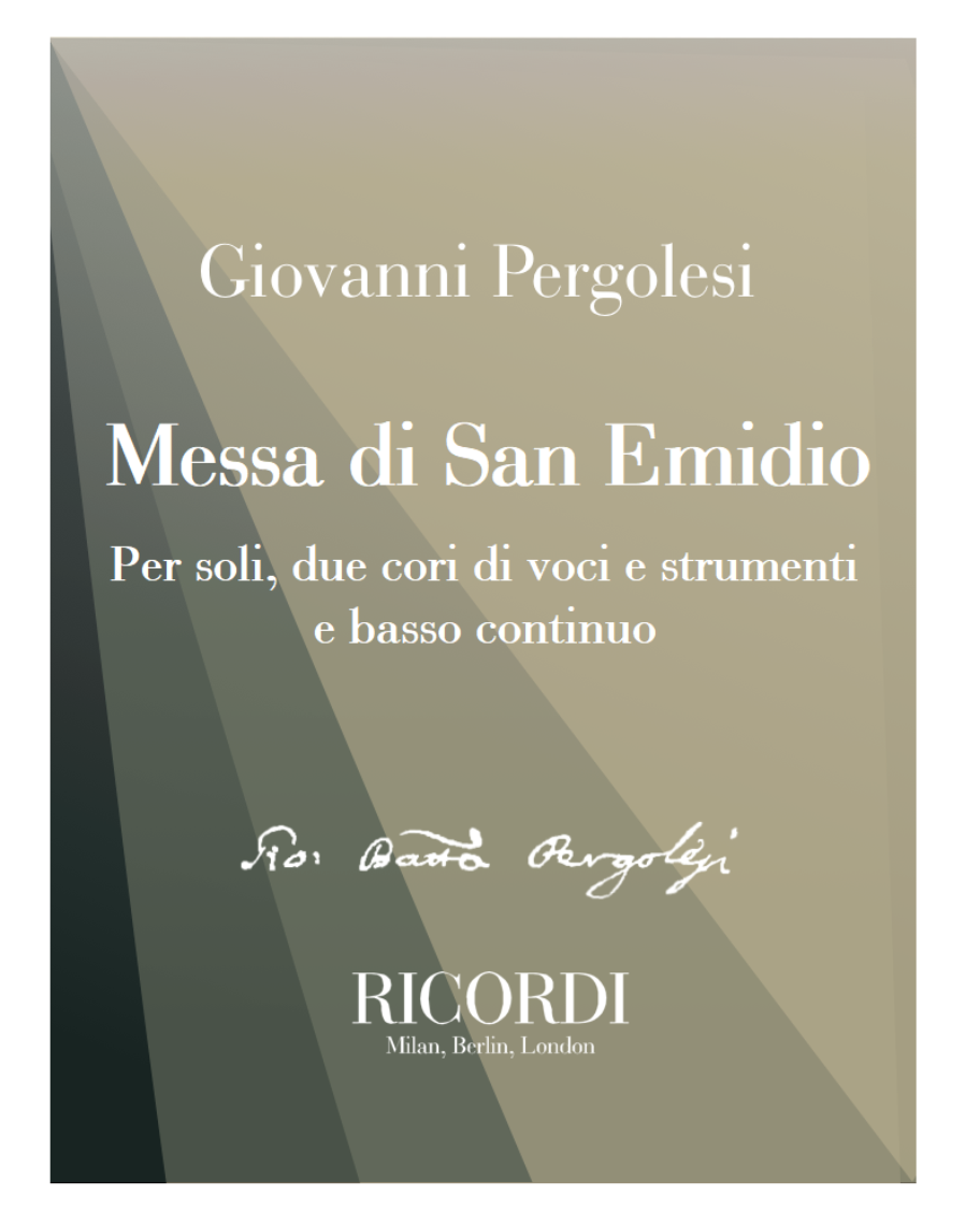 Messa di San Emidio — Giovanni Battista Pergolesi