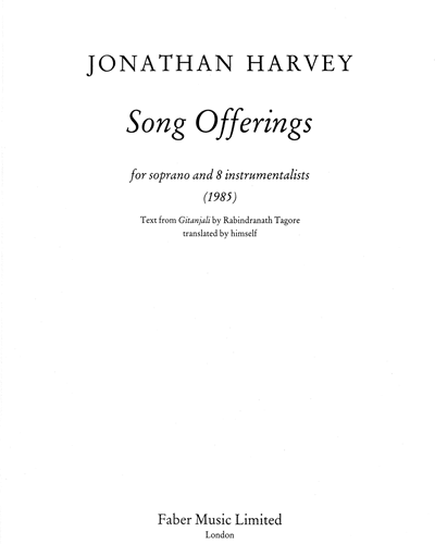 Song Offerings — 乔纳森·哈维