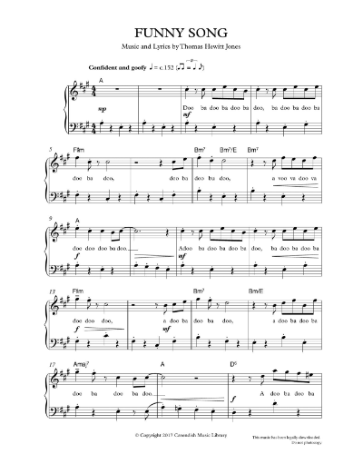 Funny Song — Thomas Hewitt Jones