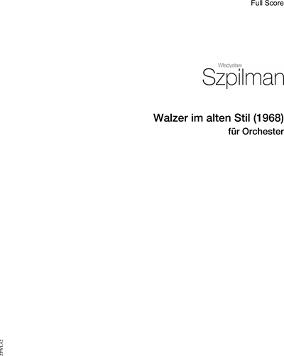 Walzer im alten Stil (1968) — 瓦迪斯瓦夫·什皮尔曼