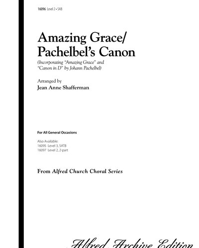 Amazing Grace & Pachelbel's Canon — Jean Anne Schafferman