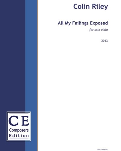All My Failings Exposed — Colin Riley