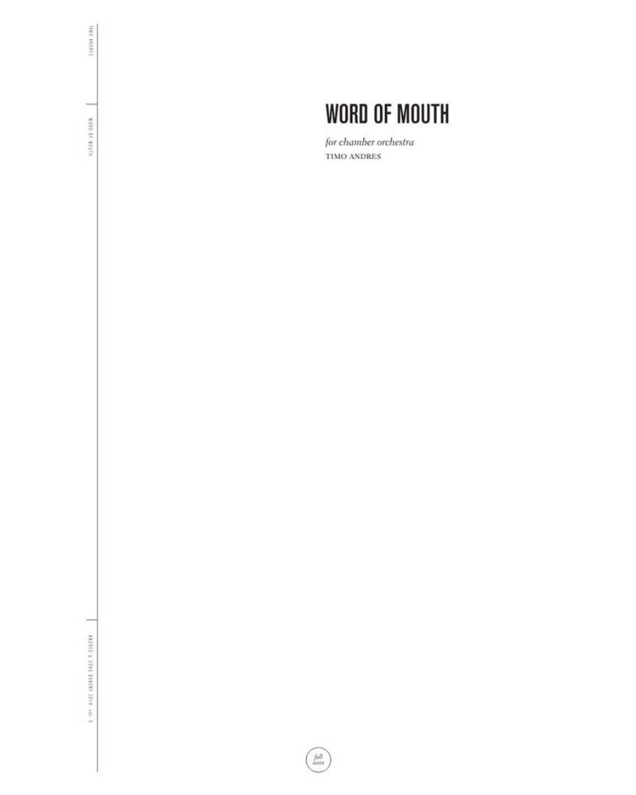 Word of Mouth — Timo Andres