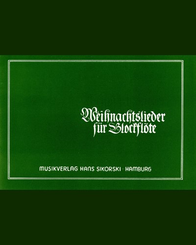 Christmas Carols for the Recorder — Various