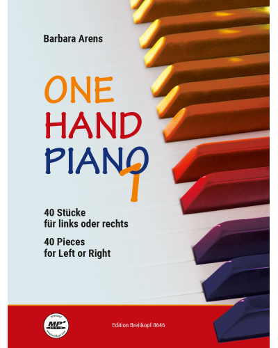One Hand Piano, Vol. 1 — Barbara Arens