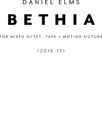Bethia — Daniel Elms