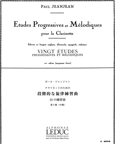 Etudes Progressives Et Melodiques, Vol. 2 — Paul Jeanjean