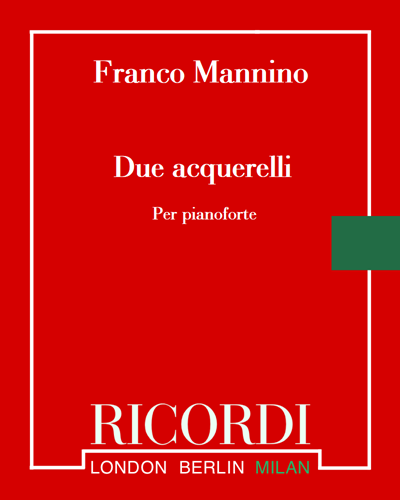 Due acquerelli — Franco Mannino