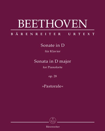 Sonata in D major, op. 28 'Pastorale' — 贝多芬