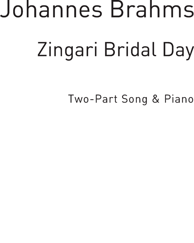 Zangari Bridal Day (Hungarian Dance No. 5) — 勃拉姆斯