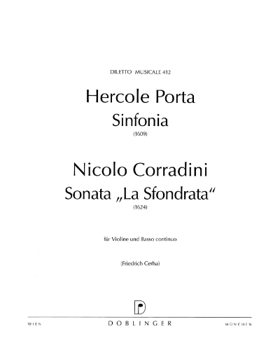 Sonata (Sinfonia) in D minor — Ercole Porta