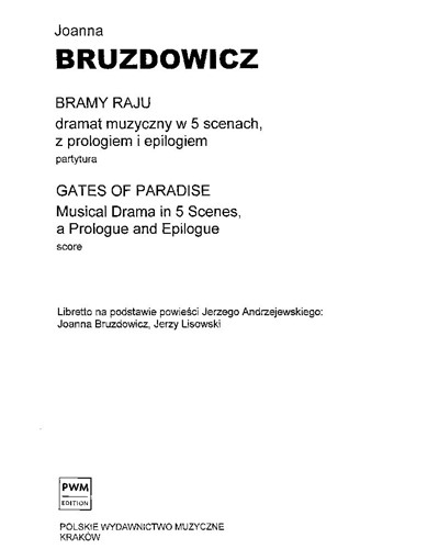 Gates of Paradise — Joanna Bruzdowicz