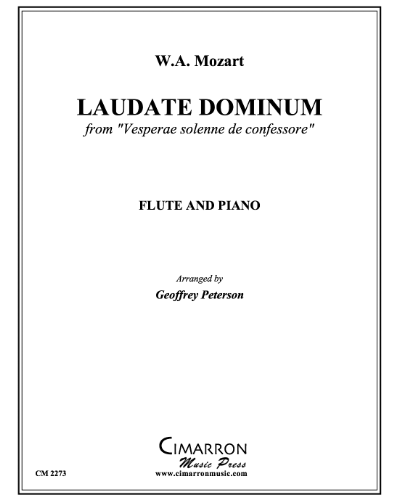 Laudate Dominum (from 'Vesperae solenne de confessore') — 莫扎特