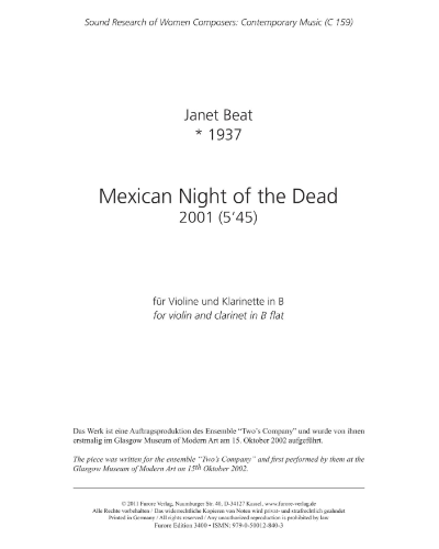 Mexican Night of the Dead — Janet Beat