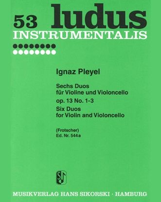 Six Duos, Vol. 1, op. 13/1-3 — 普莱耶尔