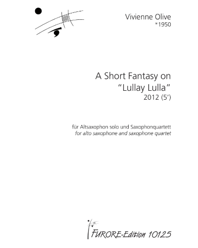 A Short Fantasy on "Lullay Lulla" — Vivienne Olive