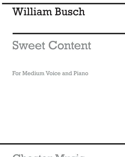 Sweet Content — William Busch