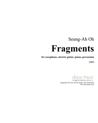 Fragments — Seung-Won Oh