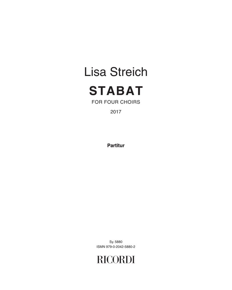 Stabat — Lisa Streich