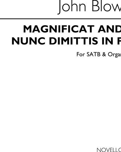 Magnificat and Nunc Dimittis in F — 约翰·布罗