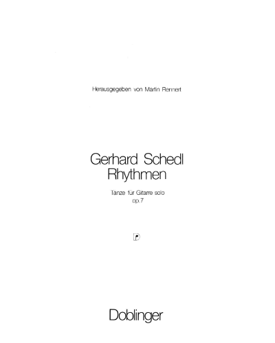 Rhythmen, op. 7 — Gerhard Schedl