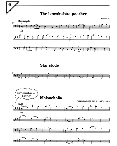 'The Lincolnshire Poacher' & 'Slur Study' & 'Melancholia' — Christopher Bull