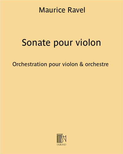 Sonata for Violin — 拉威尔