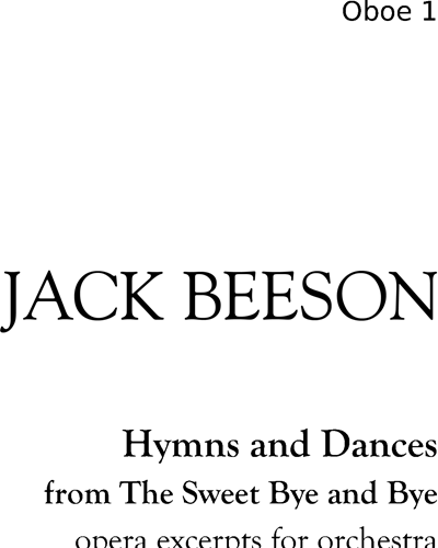 Hymns and Dances — Jack Beeson