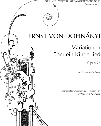 Variations on a Nursery Song, op. 25 — 多纳尼