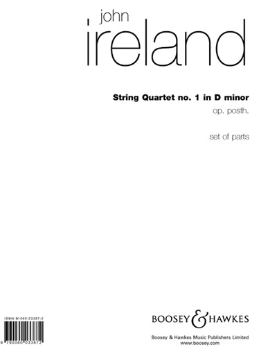 String Quartet No. 1 in D minor — 约翰·爱尔兰