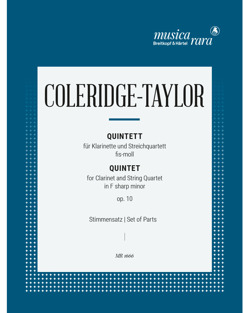 Quintet in F-sharp minor, op. 10 — 塞缪尔·柯勒律治-泰勒