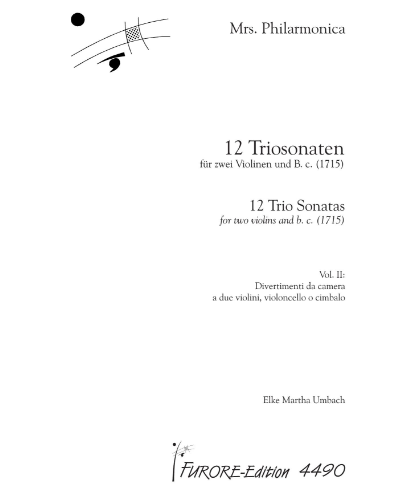12 Trio Sonatas, Vol. 2 — Mrs. Philarmonica