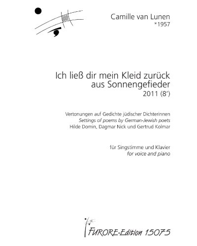 Ich ließ dir mein Kleid zurück aus Sonnengefieder — Camille van Lunen
