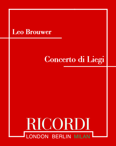 Concerto di Liegi — 莱奥·布劳威尔