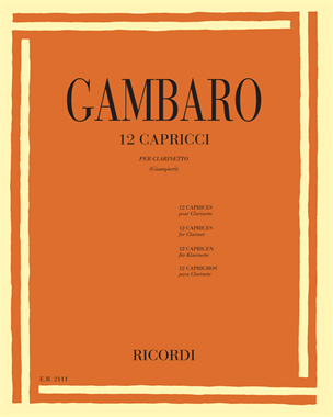 Twelve Capricci — Giovanni Battista Gambaro