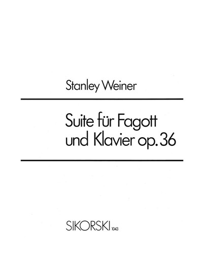 Suite, op. 36 — Stanley Weiner