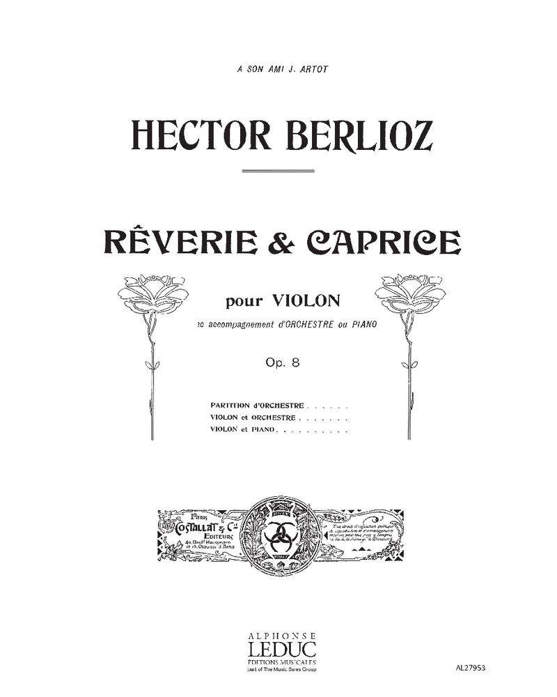 Rêverie et caprice, Op. 8 — Hector Berlioz