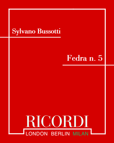 Fedra n. 5 — 西尔瓦诺·布索蒂