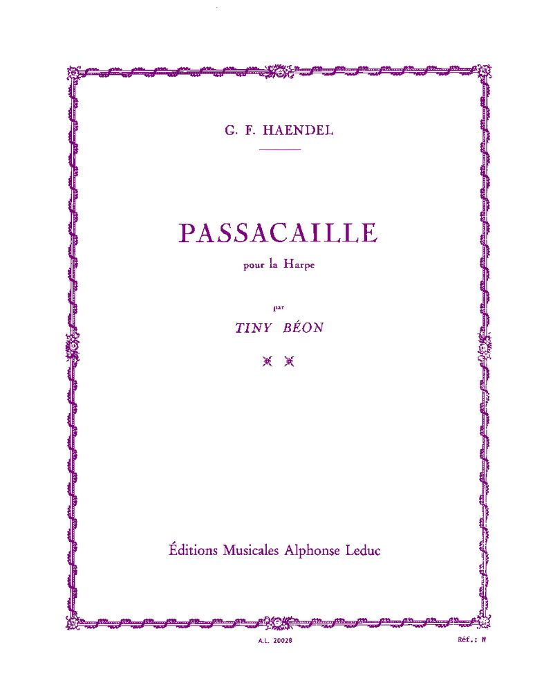 Passacaille — 亨德尔