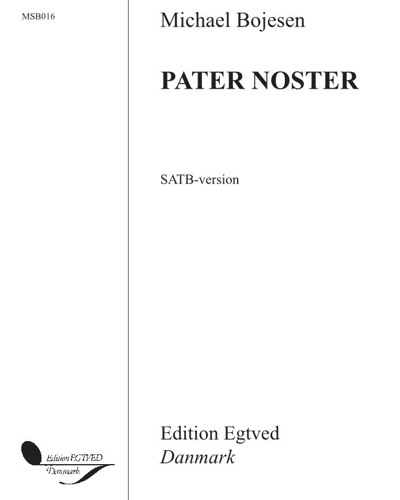 Pater noster — Michael Bojesen