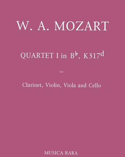 Quartet No. 1 in Bb major, KV 317d — 莫扎特