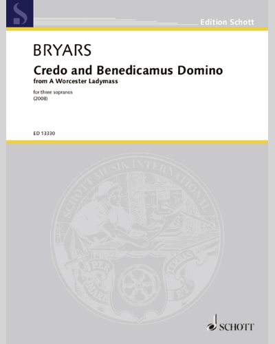 Credo and Benedicamus Domino — 加文·布赖尔斯