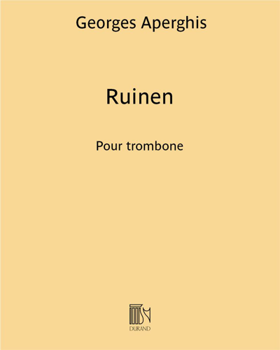 Ruinen — Georges Aperghis