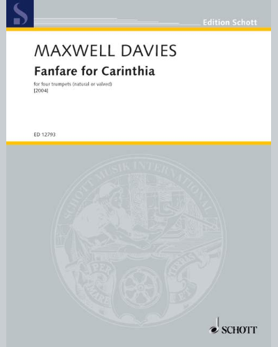 Fanfare for Carinthia, op. 249 — 马克斯韦尔·戴维斯