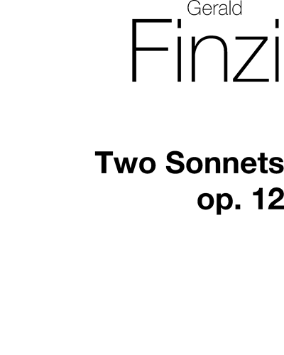 Two Milton Sonnets, op. 12 — 杰拉尔德·芬齐