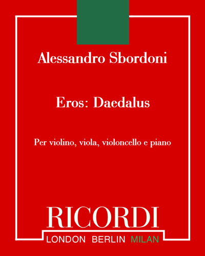 Eros: Daedalus — Alessandro Sbordoni
