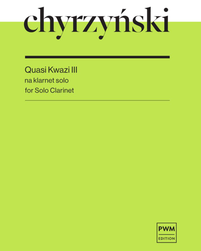 Quasi Kwazi III — Marcel Chyrzyński