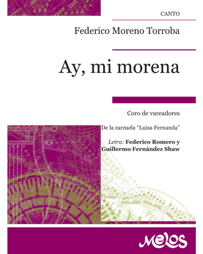 Oh, my brunette (from the zarzuela "Luisa Fernanda") — Federico Moreno Torroba