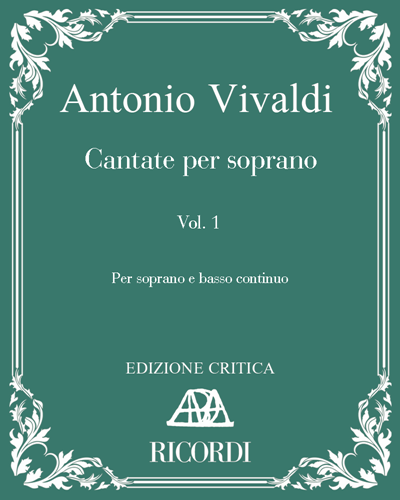 Cantate per soprano, Vol. 1 — Antonio Vivaldi