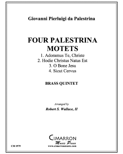 Four Palestrina Motets — Giovanni Pierluigi da Palestrina